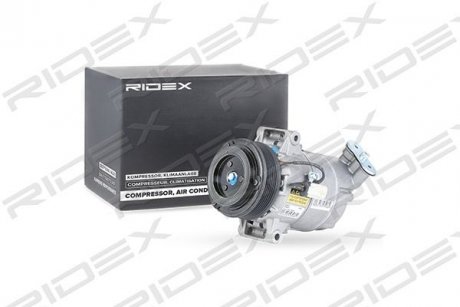 Компресор кондиціонера Opel Astra H 1.9CDTI 04-10/Zafira 05-15 RIDEX 447K0107