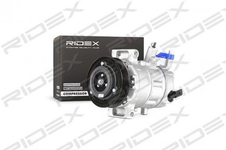 Компресор кондиціонера VW Caddy III 04-15 (d=110mm) RIDEX 447K0119