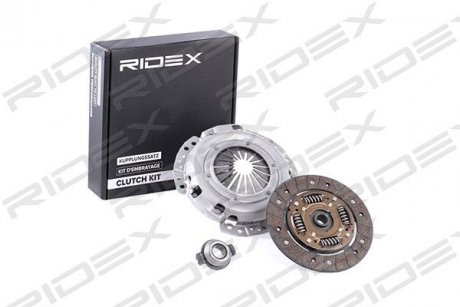 Комплект сцепления Citroen Berlingo 1.9D 96-11 (d=200mm) (+выжимной) (это замена 957786) RIDEX 479C0034