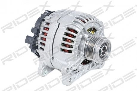 Генератор Audi A3/A4/Skoda Fabia/Octavia/Superb/VW Golf/Passat/T5 1.9TDI 96-06 (12V/120A) RIDEX 4G0076