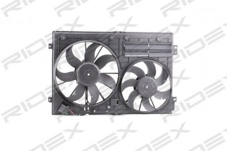 Вентилятор радіатора VW Caddy 1.9/2.0TDI 295mm (з дифузором) RIDEX 508R0028
