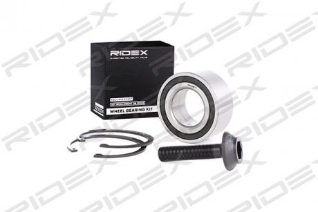 Підшипник маточини (передньої) Audi 100/200/A4/A6 -05 (43x82x37) RIDEX 654W0015