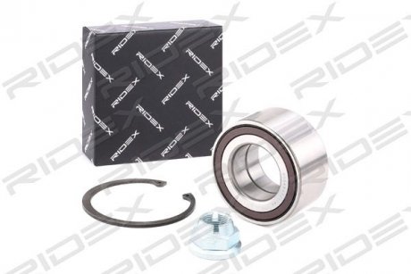 Підшипник маточини (передньої) Renault Megane III 08- (42x80x39) (+ABS) RIDEX 654W0242