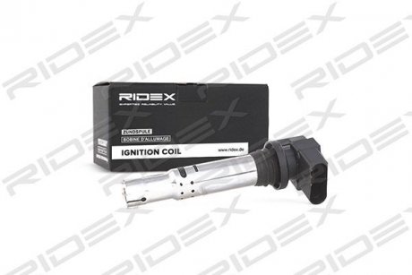 Катушка зажигания VW Caddy III 1.4TSI 04-10 (HÜCO) RIDEX 689C0003