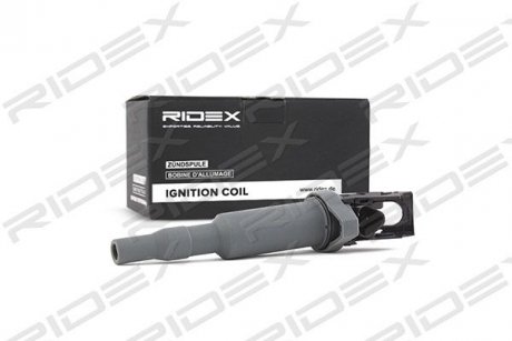 Катушка зажигания BMW 5 (E60/F10)/6 (E63) 2.0/3.0i 07-13 N43/N52/N53 (HÜCO) RIDEX 689C0029