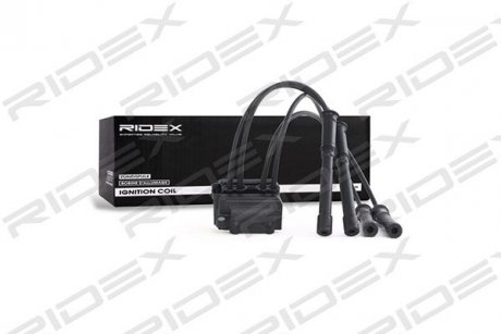 Катушка зажигания Renault Kangoo/Clio 1.2 16V 01-(к-кт) (HÜCO) RIDEX 689C0043