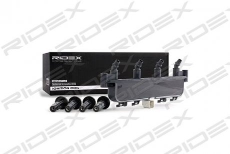 Катушка зажигания Citroen Berlingo/Peugeot Partner 1.1-1.4i 96-15 (HÜCO) RIDEX 689C0067
