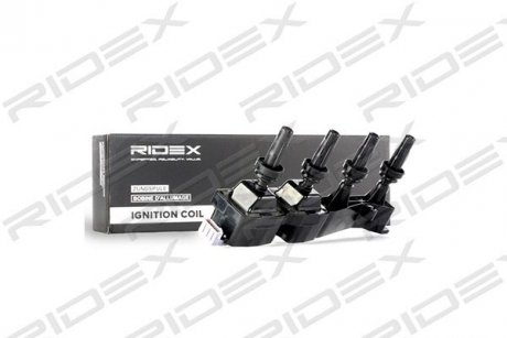 Катушка зажигания Citroen Berlingo/Peugeot Partner 1.6 08- (HÜCO) RIDEX 689C0076