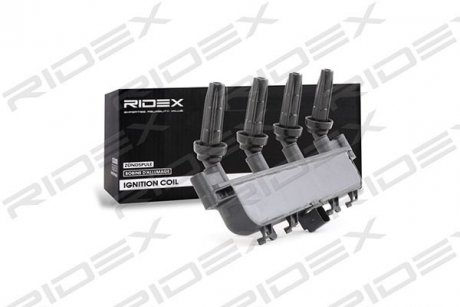 Котушка запалювання Citroen Berlingo/Peugeot Partner 1.1-1.4 i 96-15 RIDEX 689C0091