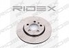 Диск гальмівний (передній) Skoda Octavia/Fabia/Roomster 06- (256x22) RIDEX 82B0004 (фото 3)