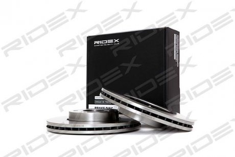 Диск тормозной (передний) Ford C-Max 07-/Focus II/III 04- (278x25) (с покрытием) (вентилируемый) RIDEX 82B0105