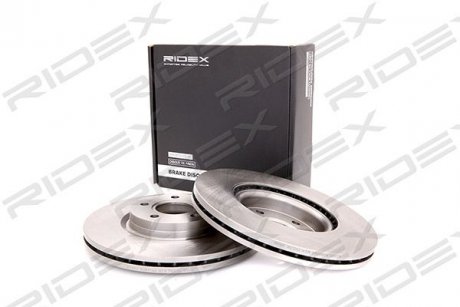 Диск тормозной (передний) Ford C-Max/Kuga 07-/Transit Connect 13- (300x25) (с покрытием)(вентил.) RIDEX 82B0166