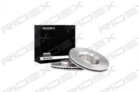 Диск тормозной (передний) Toyota Auris 07-/Avensis 09- (295x26) (с покрытием) (вентилируемый) RIDEX 82B0296