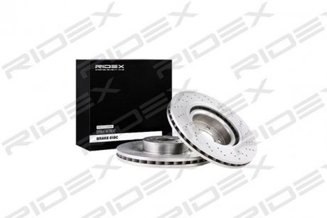 Диск гальмівний (передній) MB S-class (W221)/E-class (W211/W212) 05-13 RIDEX 82B0554