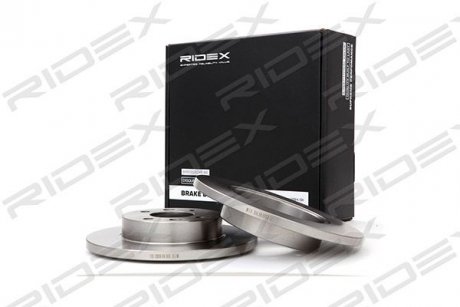 Диск гальмівний (передній) Renault Megane/ Clio 1.2-1.9 90-03 (238x12mm) RIDEX 82B0659