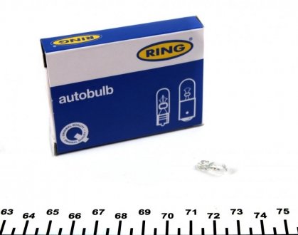 Автолампа W2,3W W2x4,6d 2,3 W прозрачная Ring R284