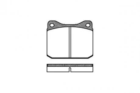 Гальмівні колодки дискові ROADHOUSE 2010.00