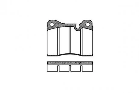 Тормозные колодки дисковые ROADHOUSE 2011.30