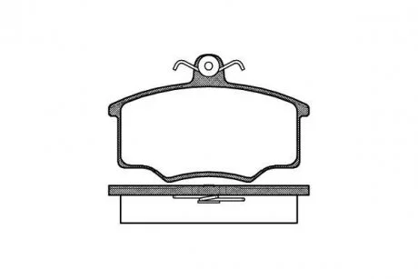 Тормозные колодки дисковые ROADHOUSE 2046.00