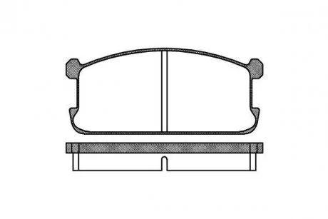 Гальмівні колодки дискові ROADHOUSE 2106.00