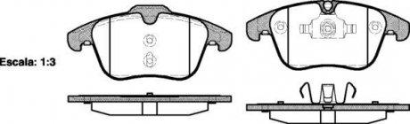 Тормозные колодки передние Land Rover Freelander 07- (Ate-Teves) ROADHOUSE 2121900