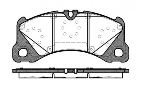 Тормозные колодки дисковые ROADHOUSE 21345.40