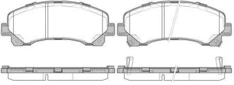 Тормозные колодки дисковые ROADHOUSE 21407.00