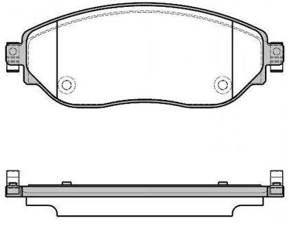 Гальмівні колодки дискові ROADHOUSE 2161708