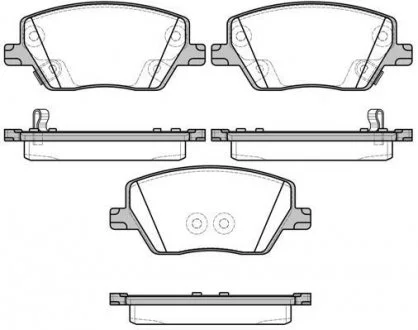 Колодки тормозные дисковые, к-кт. ROADHOUSE 2169502