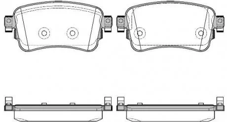 Гальмівні колодки дискові ROADHOUSE 21720.00
