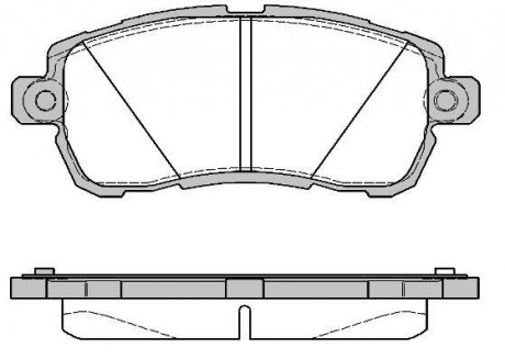 KLOCKI HAMULCOWE FORD KA+ 16> 17,6MM PRZOD SZT ROADHOUSE 2172800