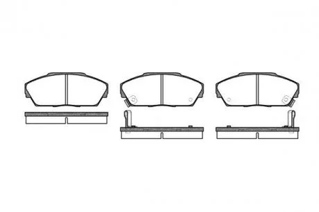 Тормозные колодки дисковые ROADHOUSE 2237.02