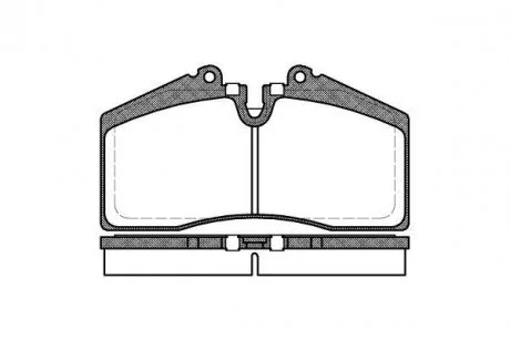 Гальмівні колодки дискові ROADHOUSE 2288.00