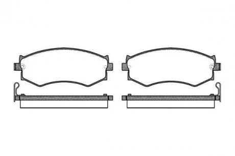 Гальмівні колодки дискові ROADHOUSE 2350.04