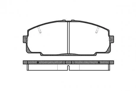 Тормозные колодки дисковые ROADHOUSE 2421.20