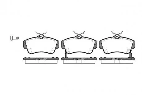 Тормозные колодки дисковые ROADHOUSE 2753.02