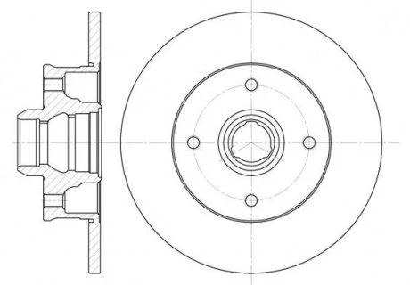 Гальмівний диск ROADHOUSE 6024.00