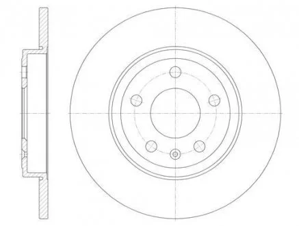 Тормозной диск ROADHOUSE 61011.00