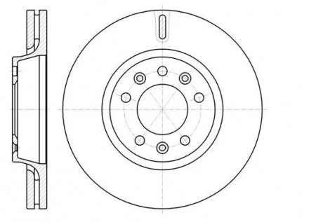 Тормозной диск ROADHOUSE 6105210