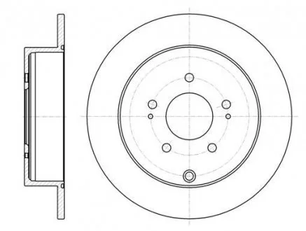 Тормозной диск ROADHOUSE 6109800