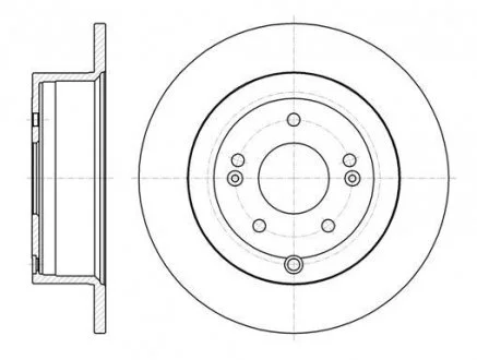 Фото тормозной диск ROADHOUSE 61106.00 Тормозной диск ROADHOUSE 61106.00