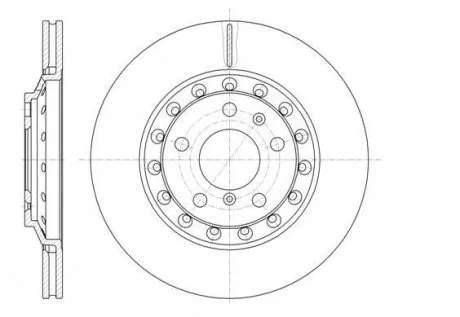 Фото гальмівний диск ROADHOUSE 6115510 Гальмівний диск ROADHOUSE 6115510