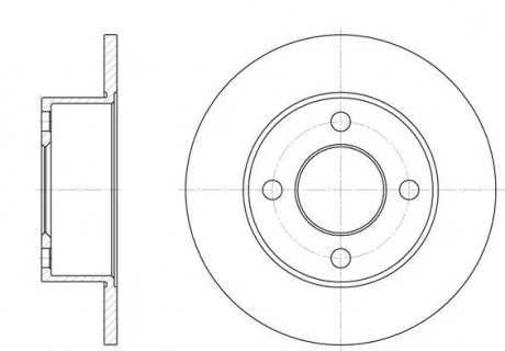Тормозной диск ROADHOUSE 612200