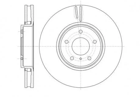 Гальмівний диск ROADHOUSE 61244.10