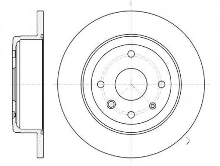 Фото тормозной диск ROADHOUSE 61321.00 Тормозной диск ROADHOUSE 61321.00