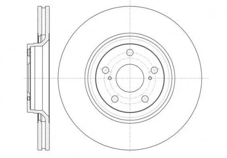 Тормозной диск ROADHOUSE 6132910