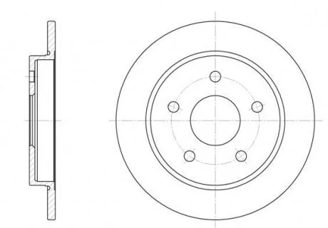 Тормозной диск ROADHOUSE 6147.00