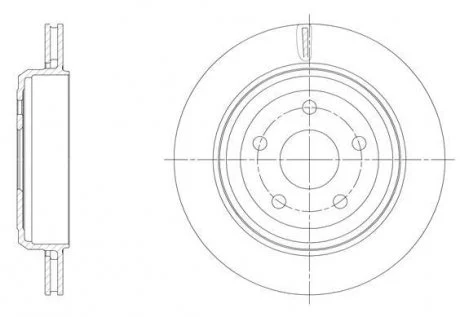 Гальмівний диск ROADHOUSE 61513.10