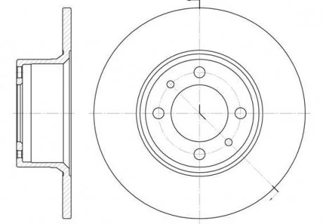 Тормозной диск ROADHOUSE 6156.00