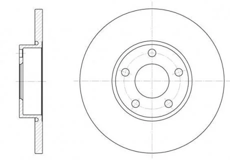 Тормозной диск ROADHOUSE 632700